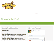 Tablet Screenshot of discoveryhut.com